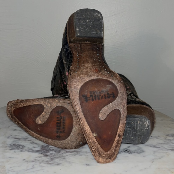 Corral goat leather boots - Picture 6 of 8